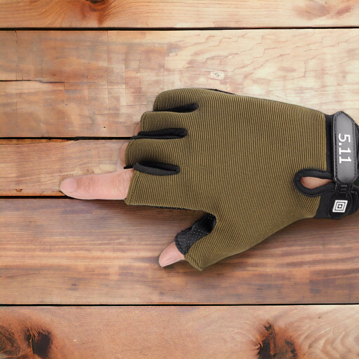 Anti Skid 5.11 Half Finger Gloves