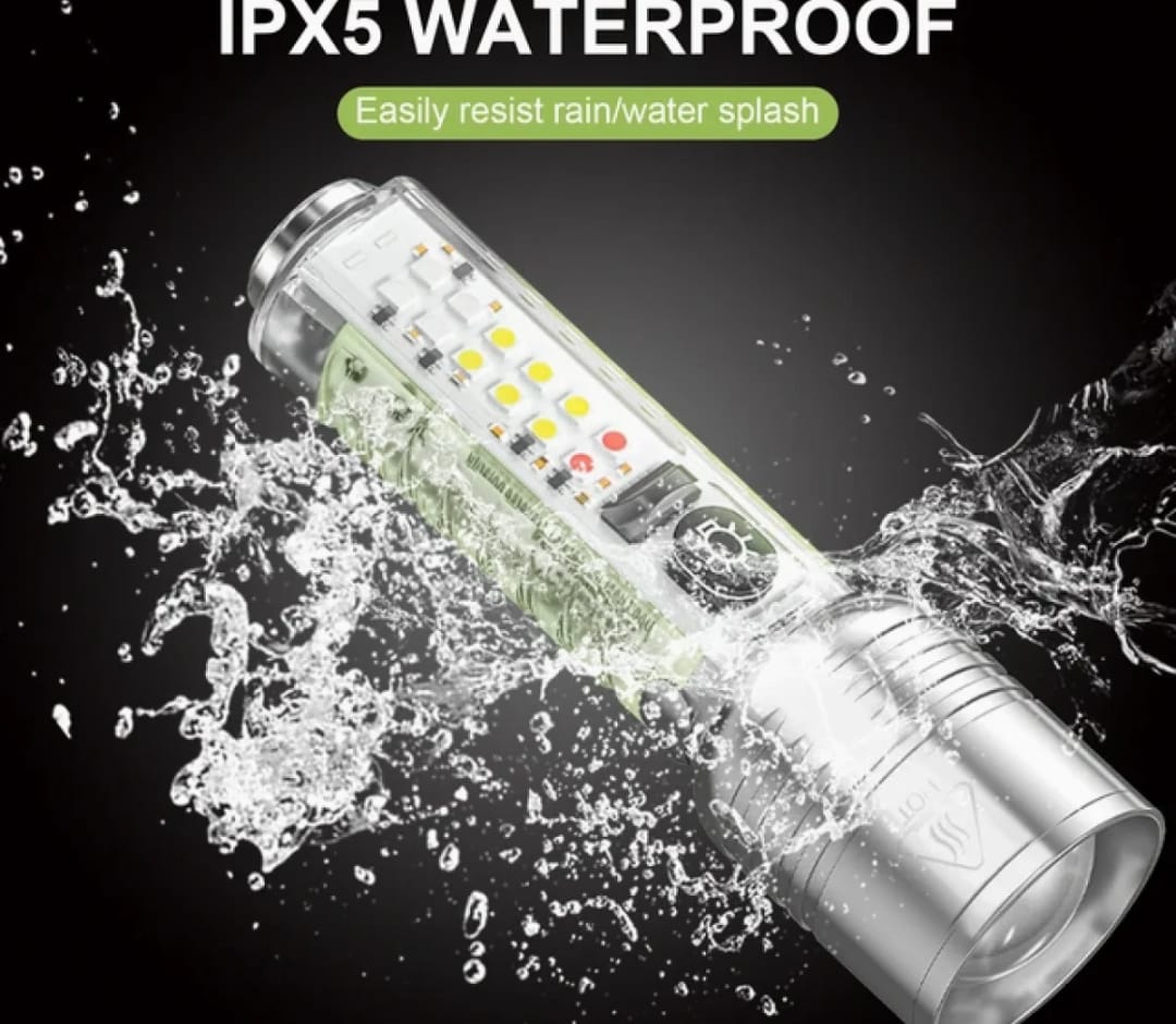 Multifunctional Zoom Flashlight