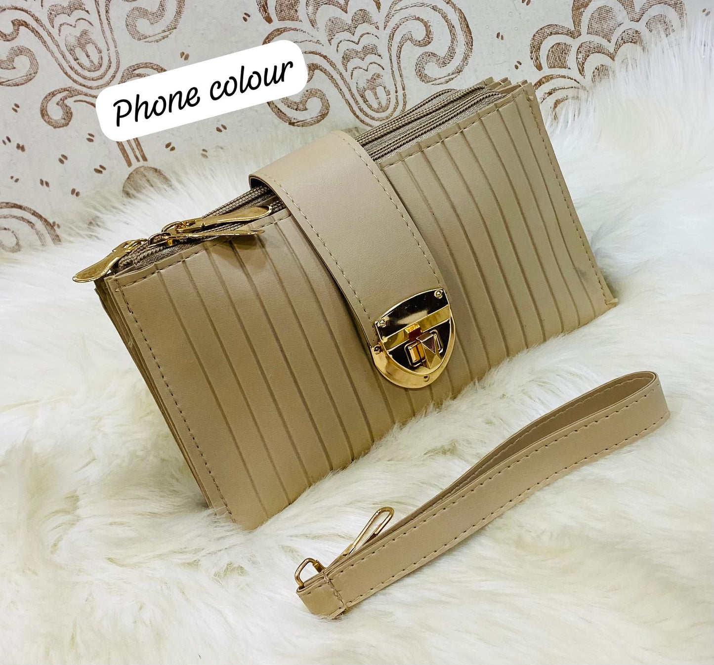 3 Zipper Luxury Wallet for Women's