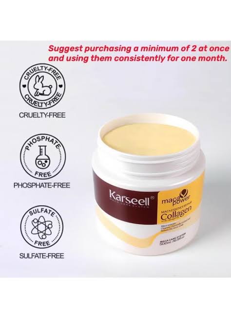 Karseell Collagen Hair Treatment: Deep Repair Conditioning Mask for All Type Hair